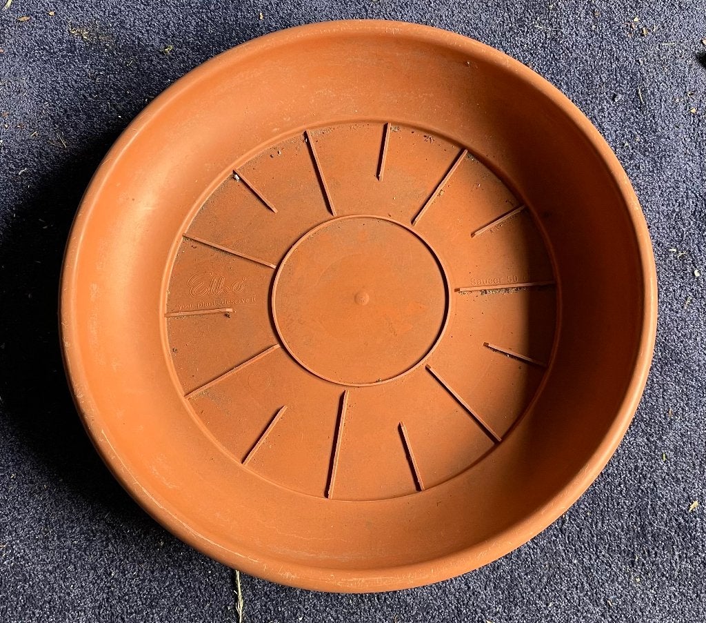 ELHO onderschaal onderschotel 50 cm doorsnede, Ophalen, Rond, Kunststof, Minder dan 30 cm