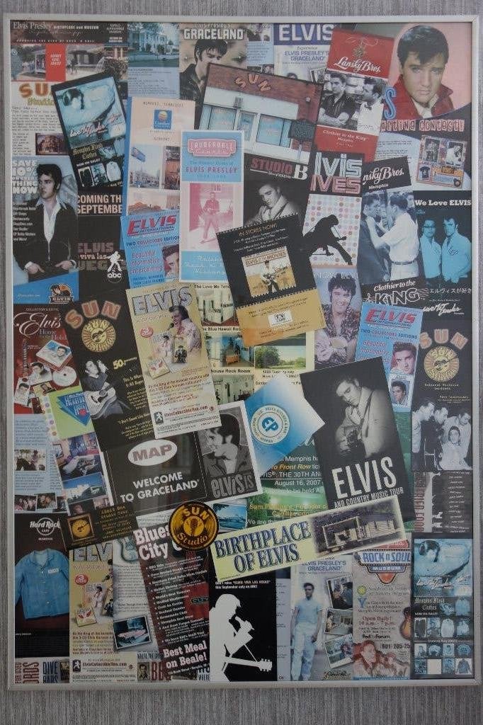 Elvis Presley affiches wanddeco, Ophalen of Verzenden, Zo goed als nieuw, Foto of Kaart