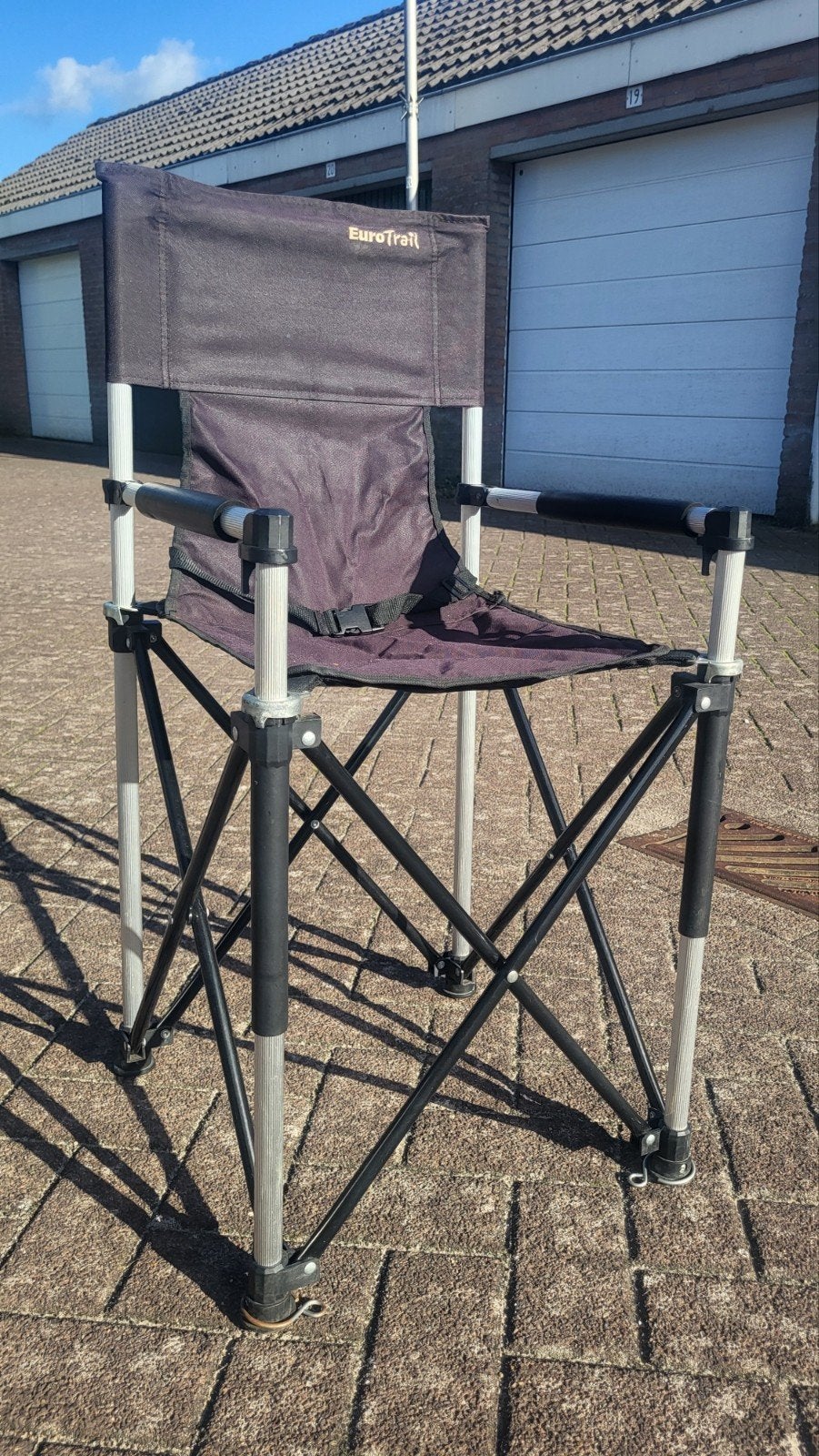 EuroTrail Opvouwbare Campingstoel - Zo goed als nieuw, Caravans en Kamperen, Ophalen, Gebruikt