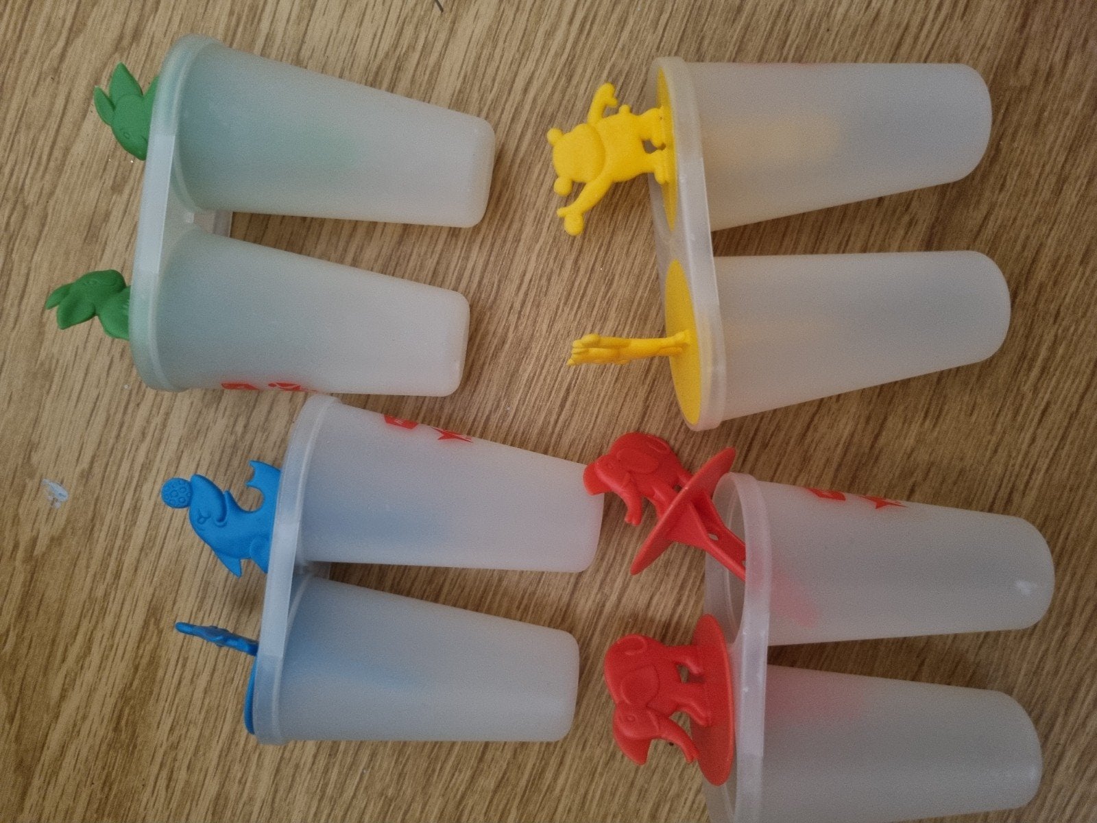 Ijsvormpjes set - Watermeloen en dieren, Kunststof, Ophalen of Verzenden, Meerkleurig, Overige typen
