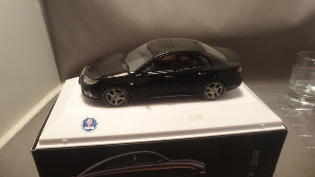 Atlas Saab 93 Turbo X 2008 zeldzaam 1:43, Ophalen of Verzenden, Nieuw, Auto, Overige merken