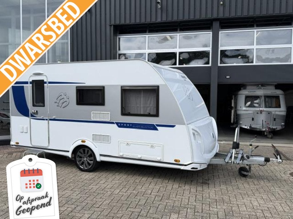 Schitterende Knaus Sport Silver Selection 420 QD 2xF.dr.,Mvr, Schokbreker, Bedrijf, Treinzit, Tot en met 3