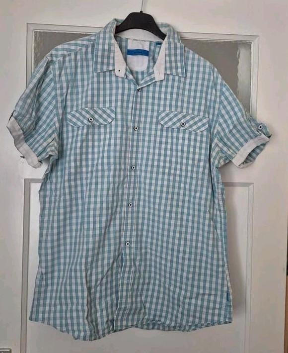 Matinique heren blouse maat L, Ophalen of Verzenden, Gedragen, Blauw, Halswijdte 41/42 (L)
