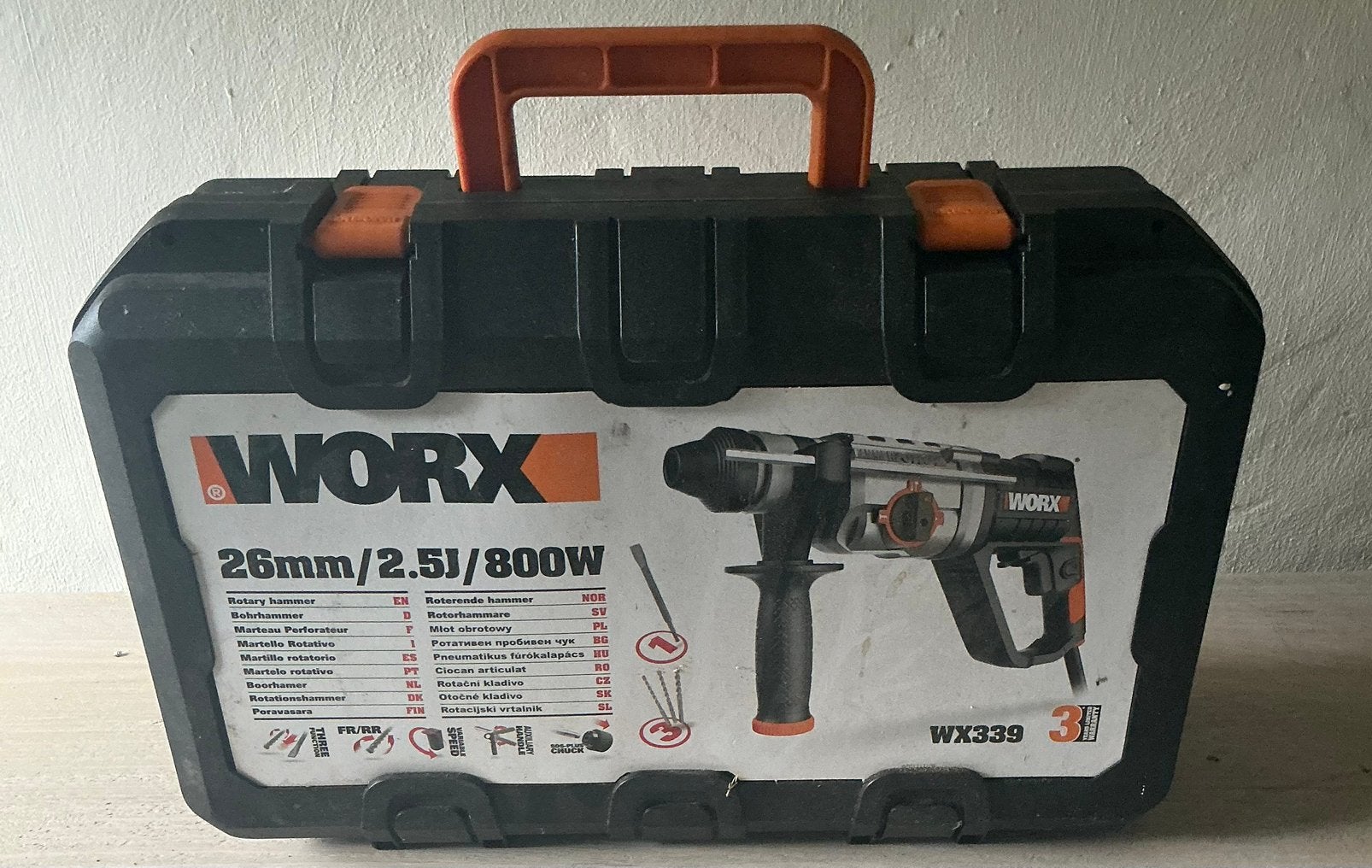 Koffers worx, Doe-het-zelf en Verbouw, Gereedschap | Boormachines, Ophalen, Zo goed als nieuw, Boor- en Schroefmachine