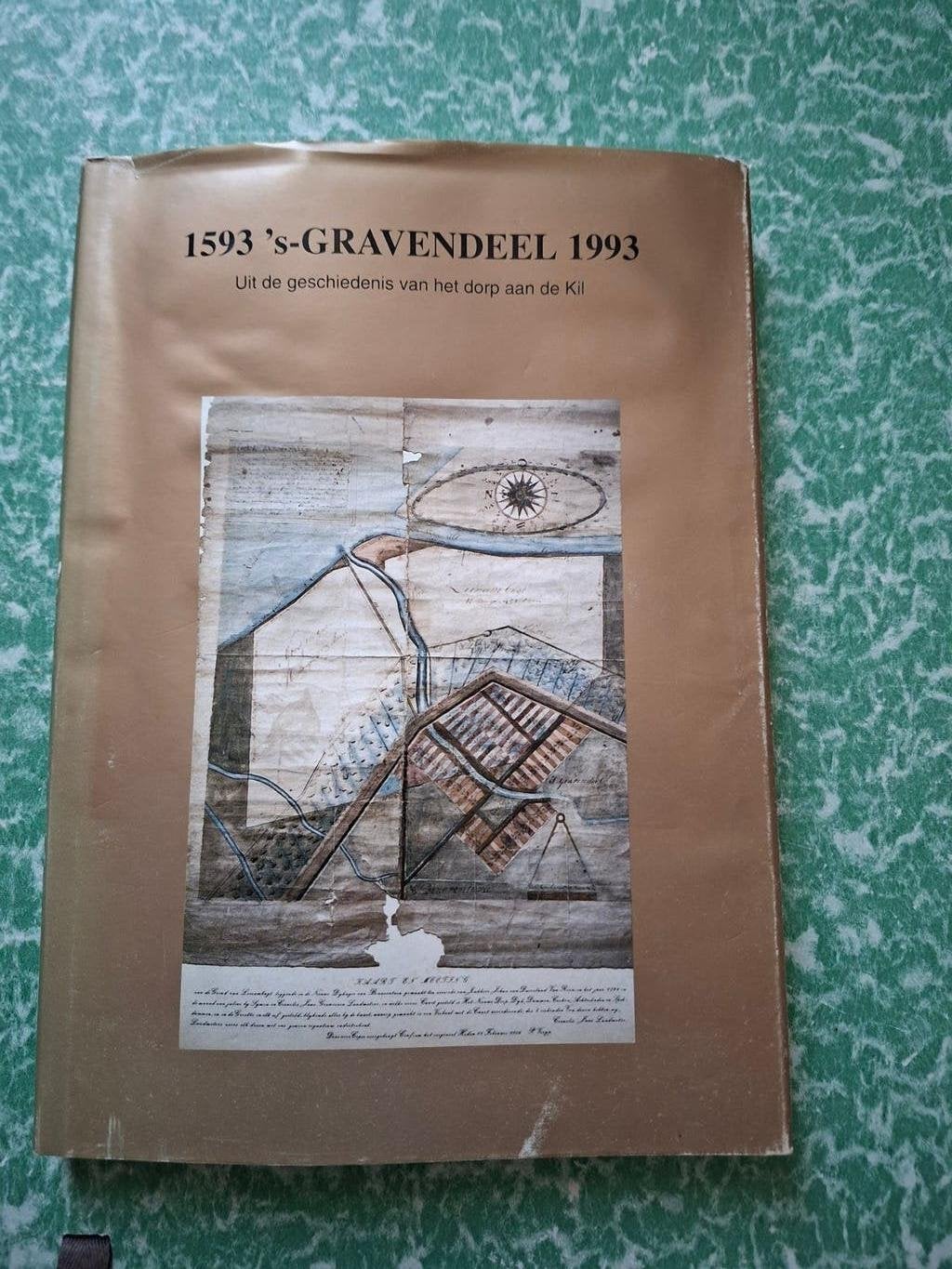 boek, 's-Gravendeel *geschiedenis van een dorp aan de Kil., Gelezen, 19e eeuw, Melker, Cees de, Ophalen of Verzenden