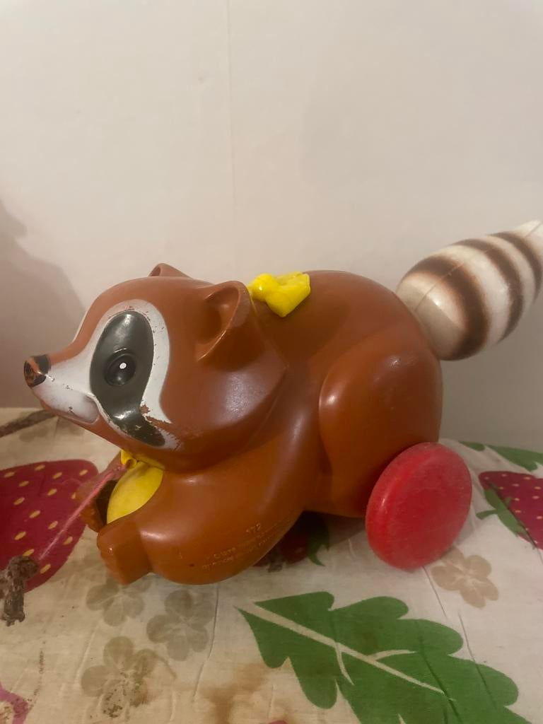 vintage Fisher Price wasbeer uit 1979, Ophalen of Verzenden, Zo goed als nieuw, Pop
