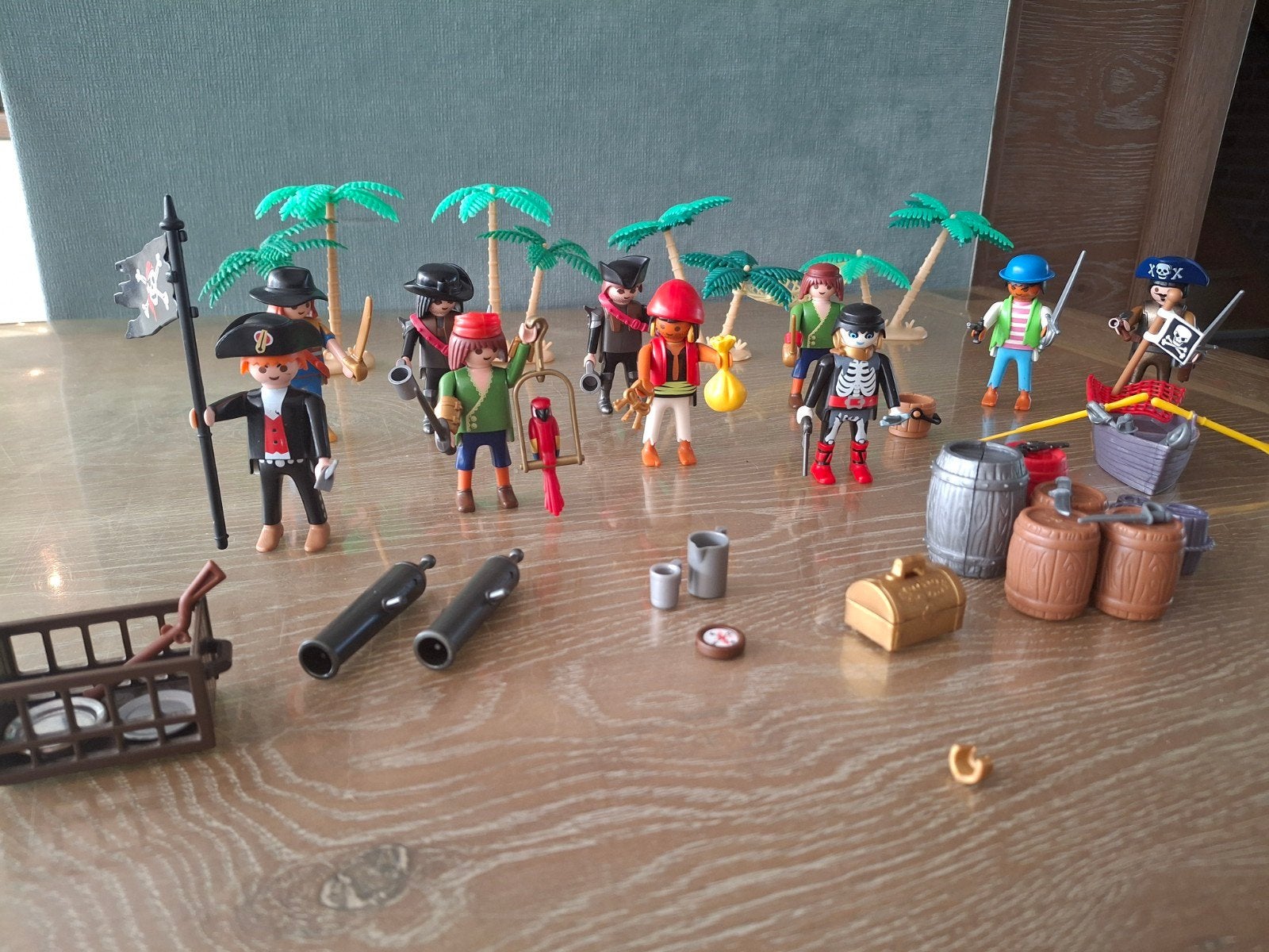 Playmobil Piraten verzameling met Figuren en Accessoires, Ophalen, Pirates, Losse onderdelen, Zo goed als nieuw