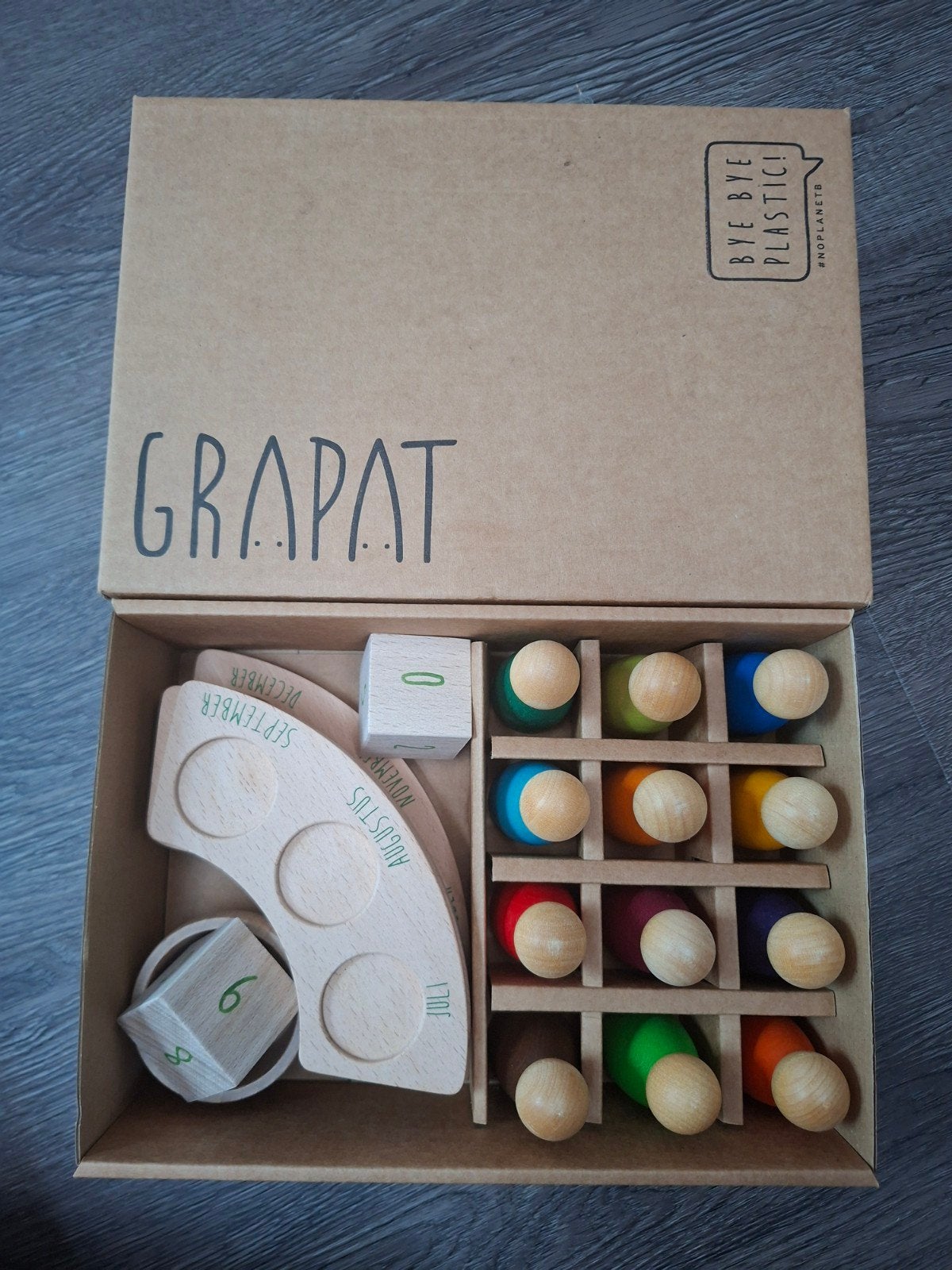 Grapat Jaarring met Poppetjes - Nieuw in doos, Ophalen, Nieuw, Ontdekken