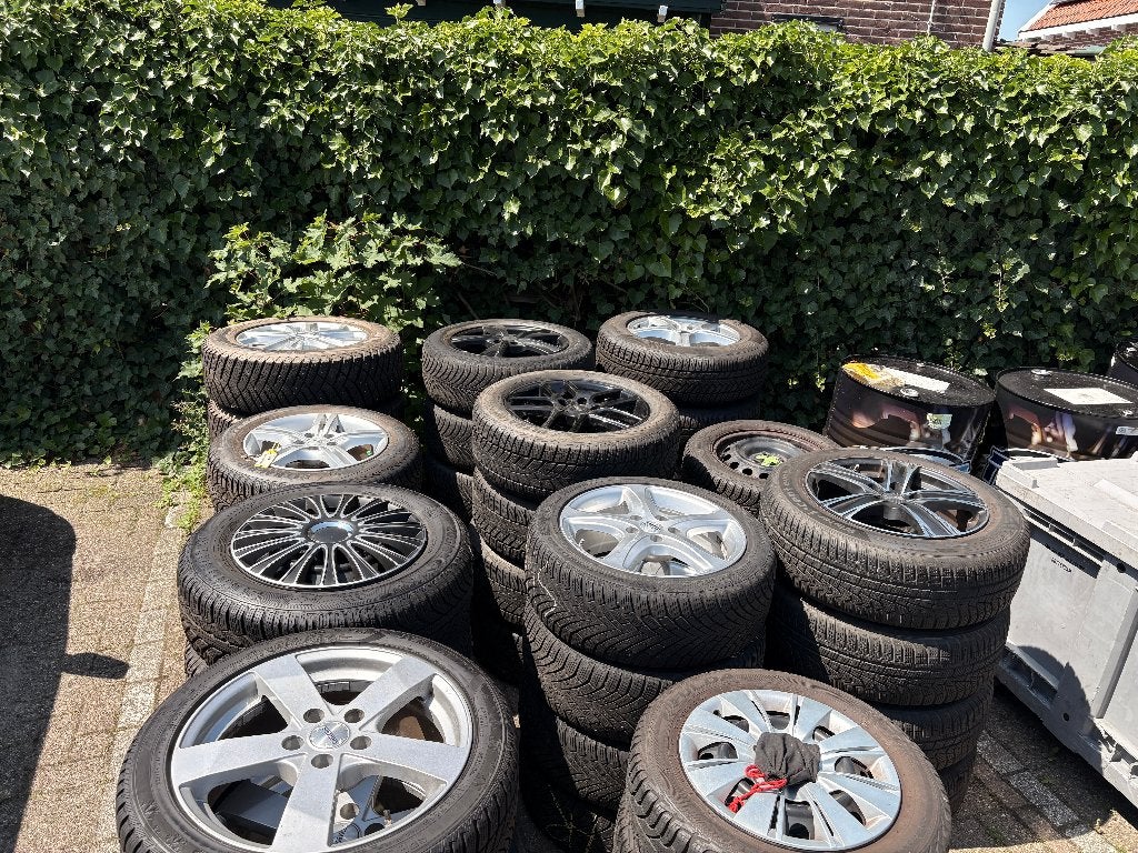 partij velgen met banden, Auto-onderdelen, Banden en Velgen, Ophalen, Gebruikt, Overige maten, Band(en)