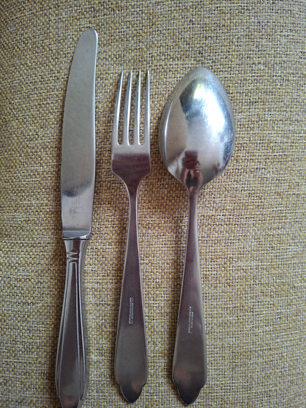 Roestvrijstalen bestek #Vintage, Antiek en Kunst, Ophalen of Verzenden