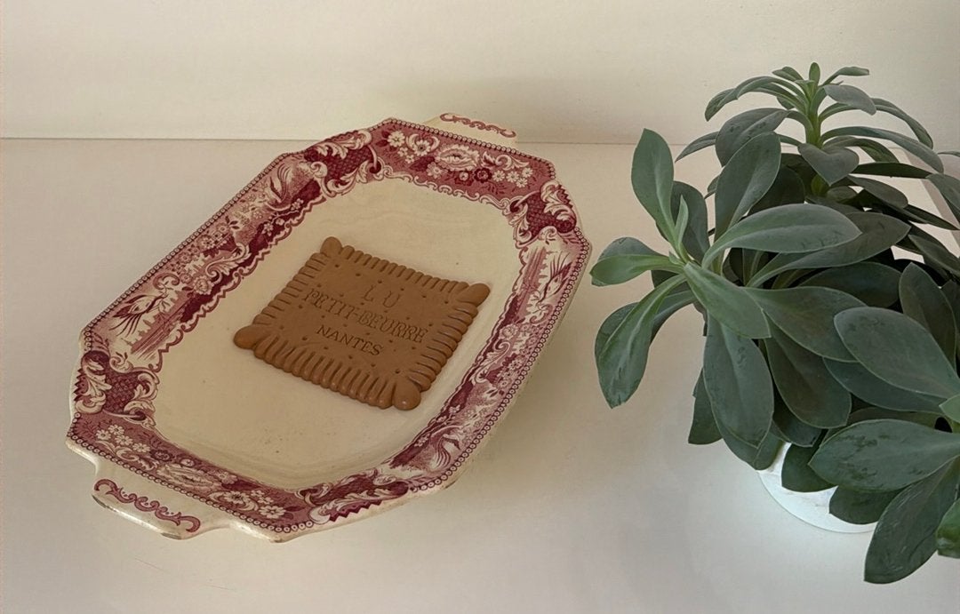 Societe Ceramique Victoria koekschaal, Ophalen of Verzenden