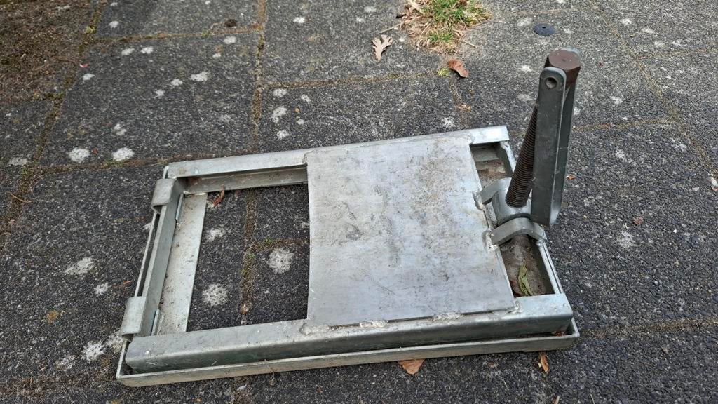 Caravan levellar, Ophalen, Gebruikt