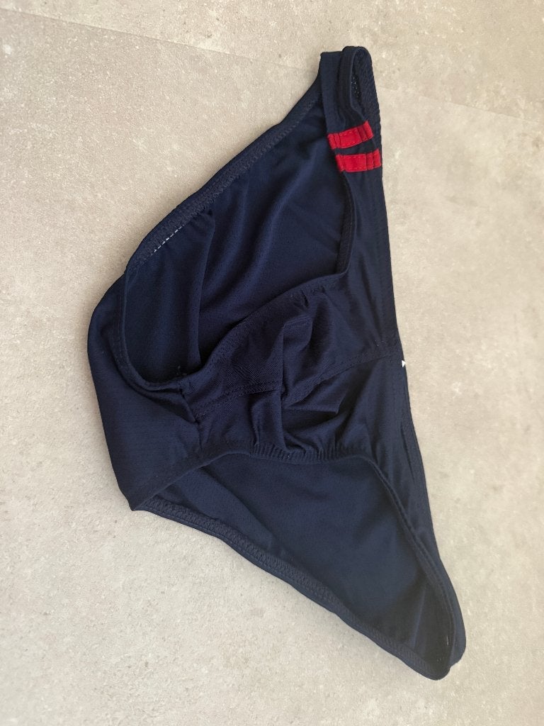 minislip, slip, darkblue, maat M, heerlijk klein slipje, Ophalen of Verzenden, Blauw, Slip