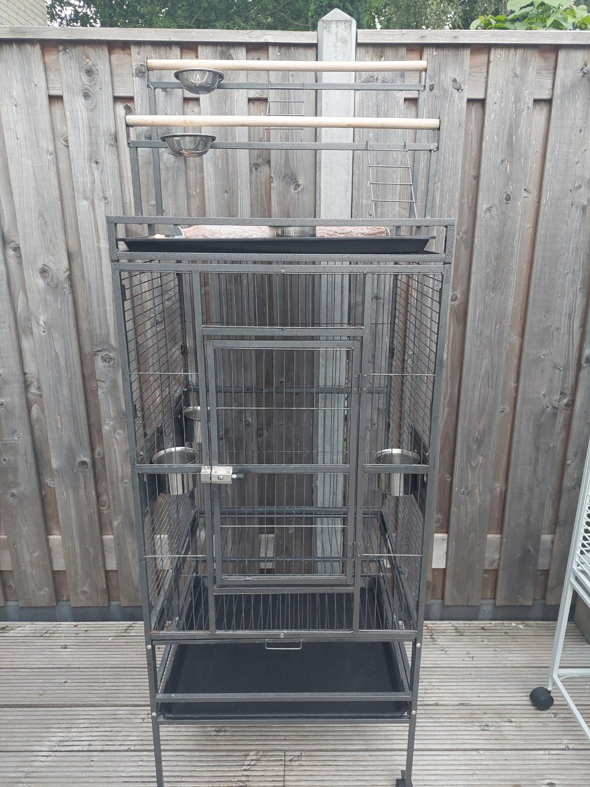 Vogelkooi voor grotere vogel, Ophalen, Gebruikt, Metaal, Vogelkooi
