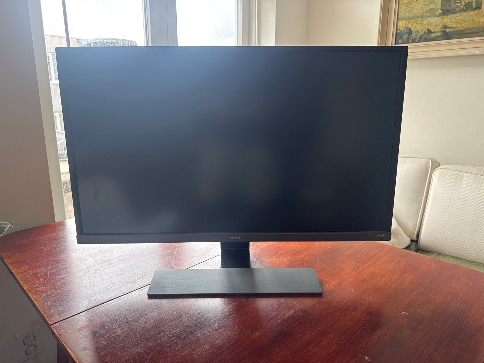 BenQ ew3270U 4k Monitor, Gebruikt, 3 tot 5 ms, VA, Ingebouwde speakers