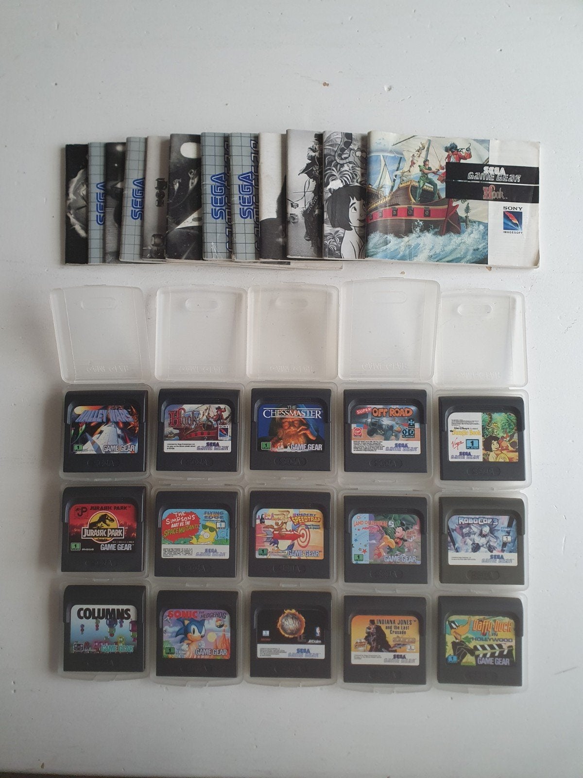 Sega Game Gear Games met handleidingen en opbergdoosjes, Spelcomputers en Games, Avontuur en Actie, Gebruikt, Game Gear, 1 speler