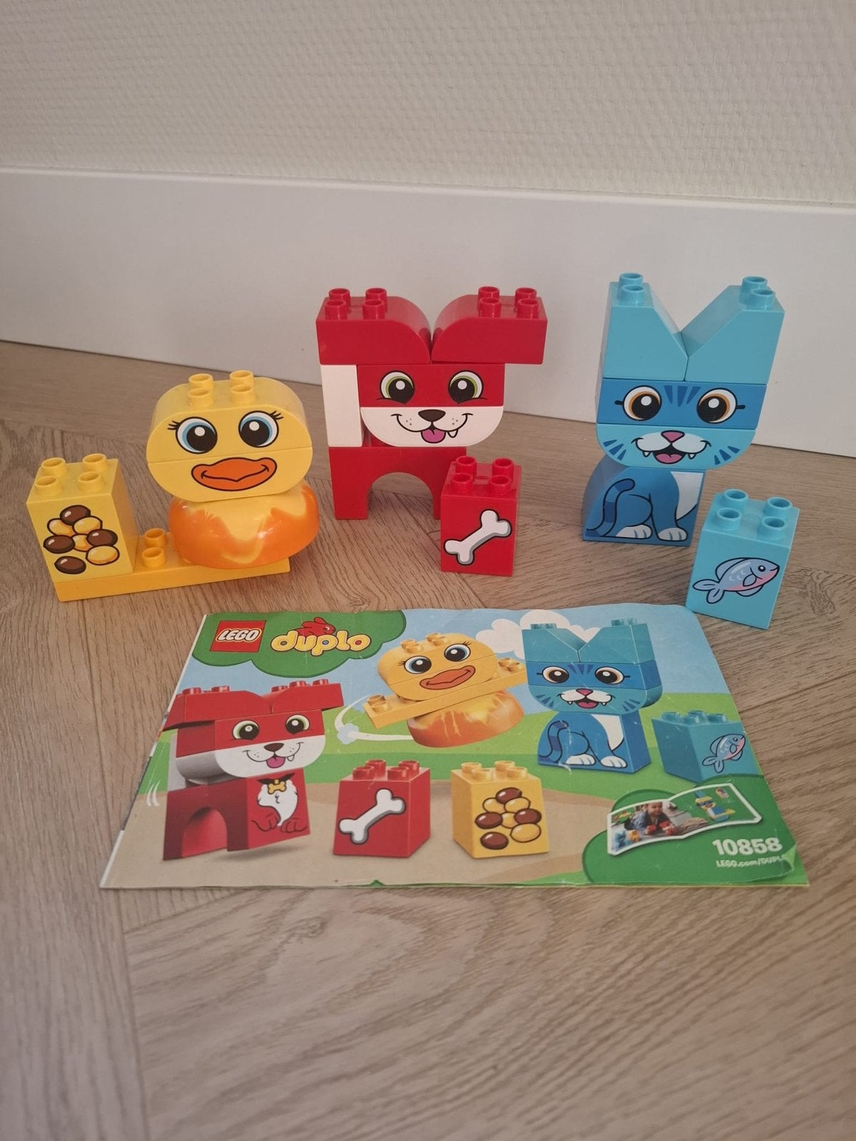 Lego Duplo Mijn Eerste Dieren (10858) - Compleet, Ophalen of Verzenden, Zo goed als nieuw, Compleet, Duplo
