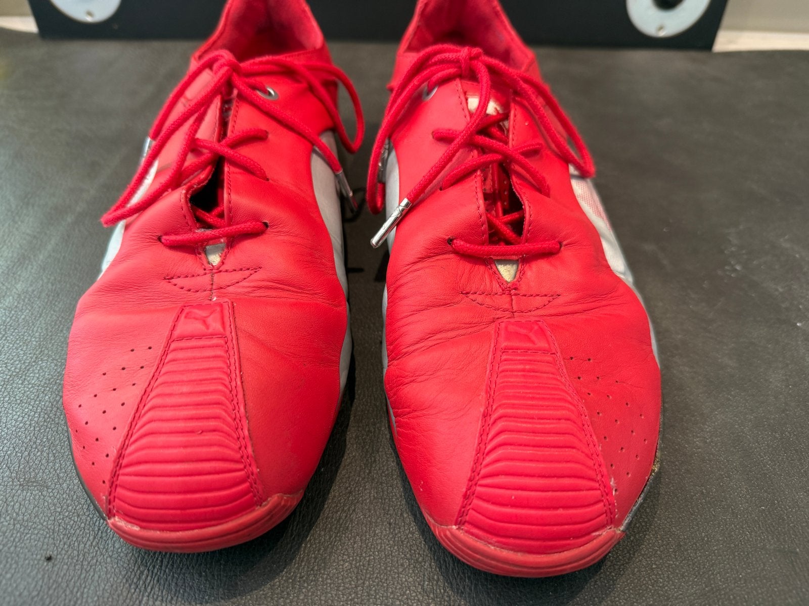 Puma Speedcat + Ferrari Sneakers Rood Maat 45, Ophalen of Verzenden, Gedragen, Sneakers of Gympen
