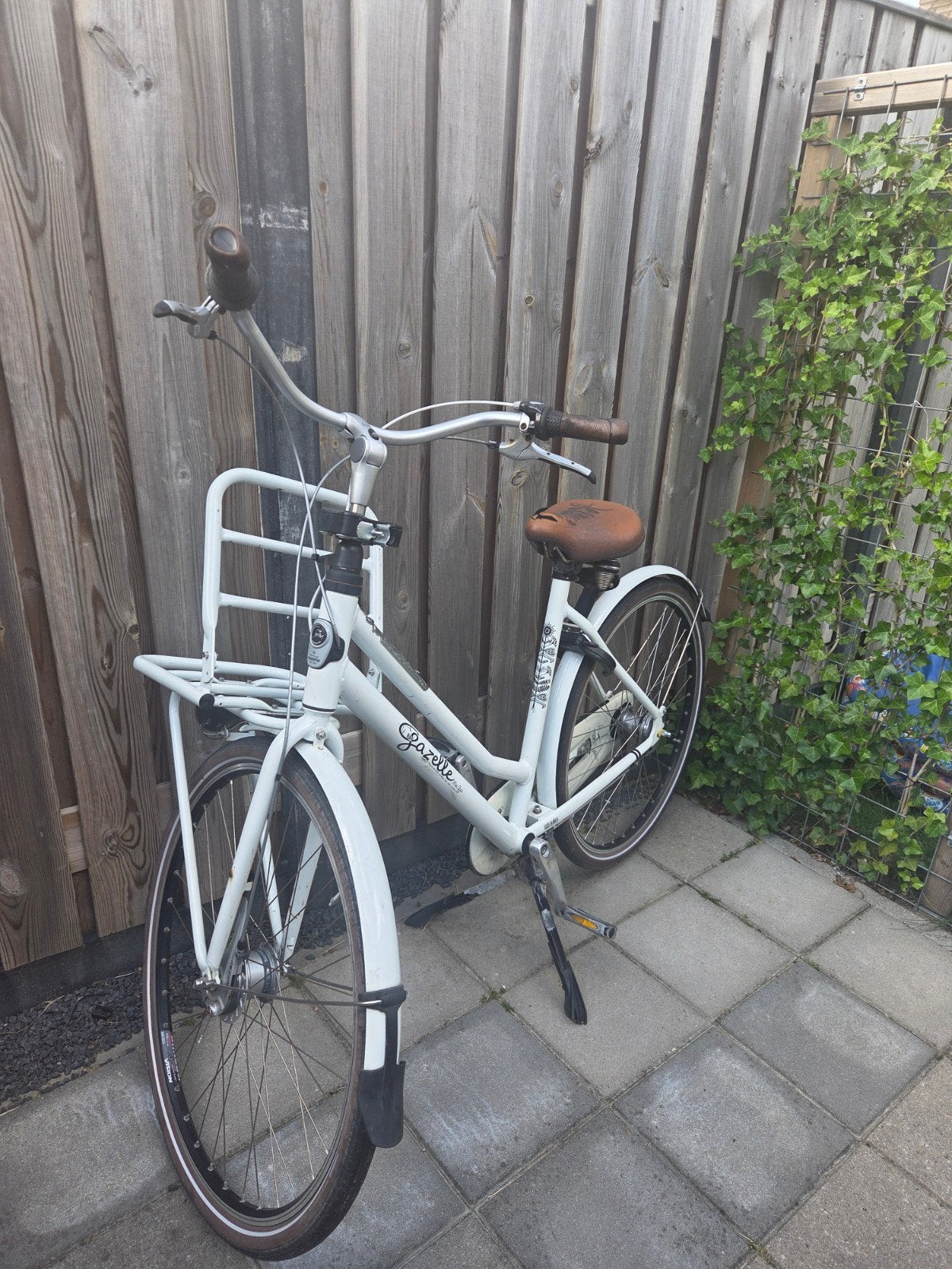 Gazelle damesfiets met voordrager, Ophalen, Velgrem, 50 tot 53 cm, Gazelle