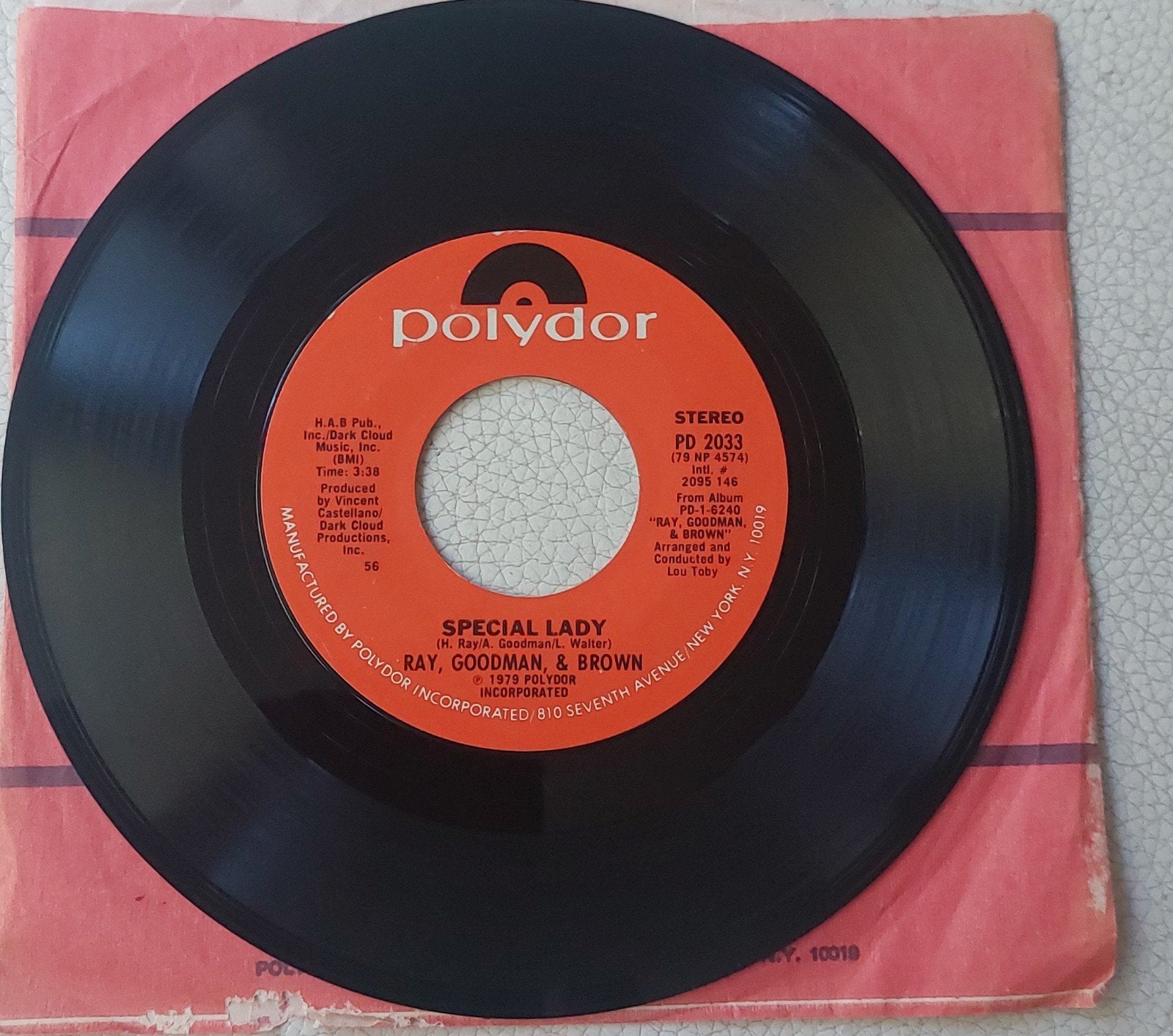 Ray, Goodman & Brown - Special Lady / Deja Vu 7 inch vinyl, Gebruikt, Originele persing, 7 inch, Ophalen of Verzenden