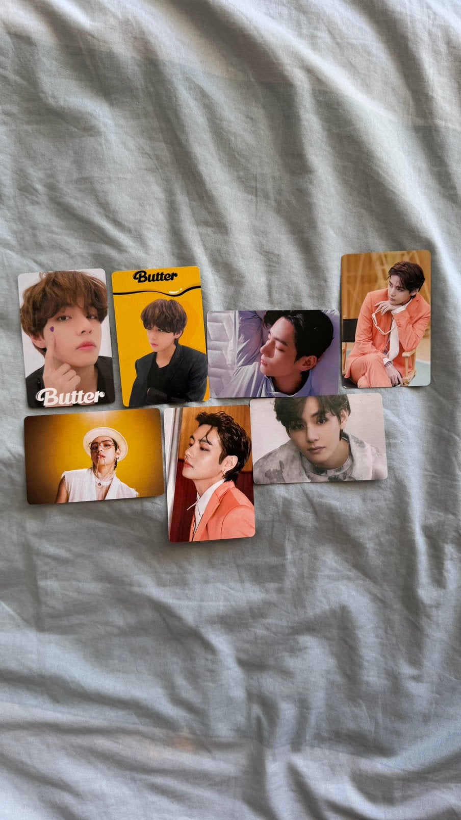 BTS PHOTOCARDS V, Ophalen of Verzenden, Zo goed als nieuw, Foto of Kaart