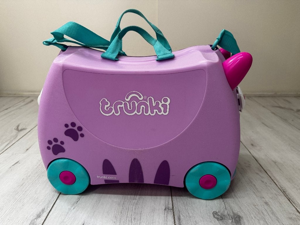 Trunki Kinderkoffer Roze, Gebruikt, Hard kunststof, Minder dan 50 cm, Minder dan 35 cm