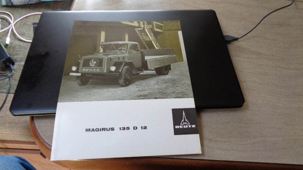 Folder Magirus-Deutz  MAGIRUS 135 D 12  ,  10-1967, Verzenden, Nieuw, Overige merken