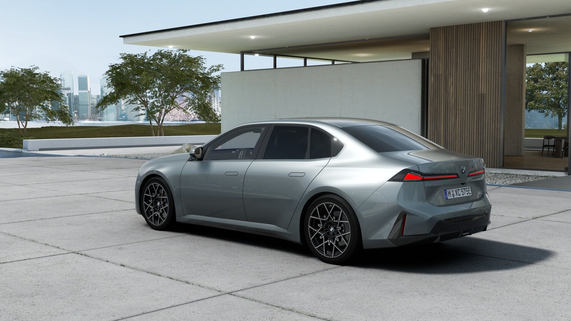BMW i3 50 xDrive M Sport / 3D Head-Up / Harman Kardon / Stoe, Auto's, Automaat, Dealer onderhouden, Zwart, Adaptive Cruise Control