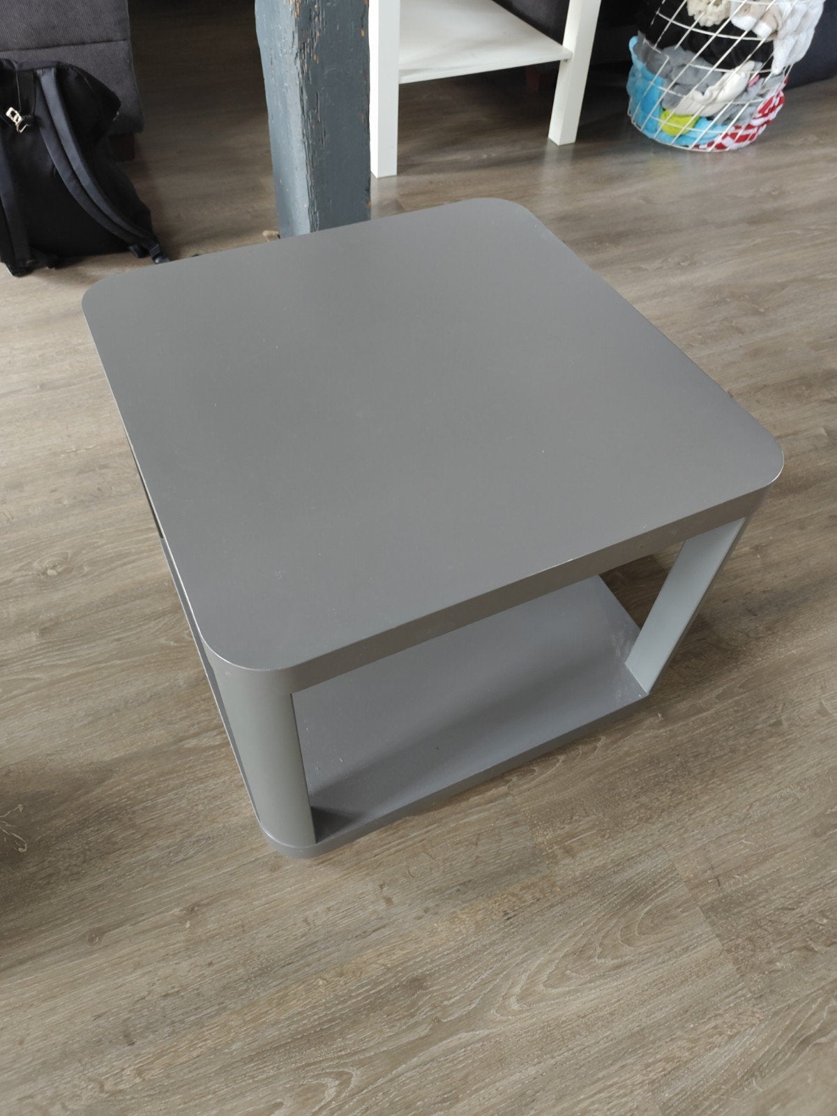 IKEA TINGBY Salontafel/Bijzettafel Grijs, Huis en Inrichting, Tafels | Bijzettafels, Ophalen, Minder dan 45 cm, Minder dan 55 cm