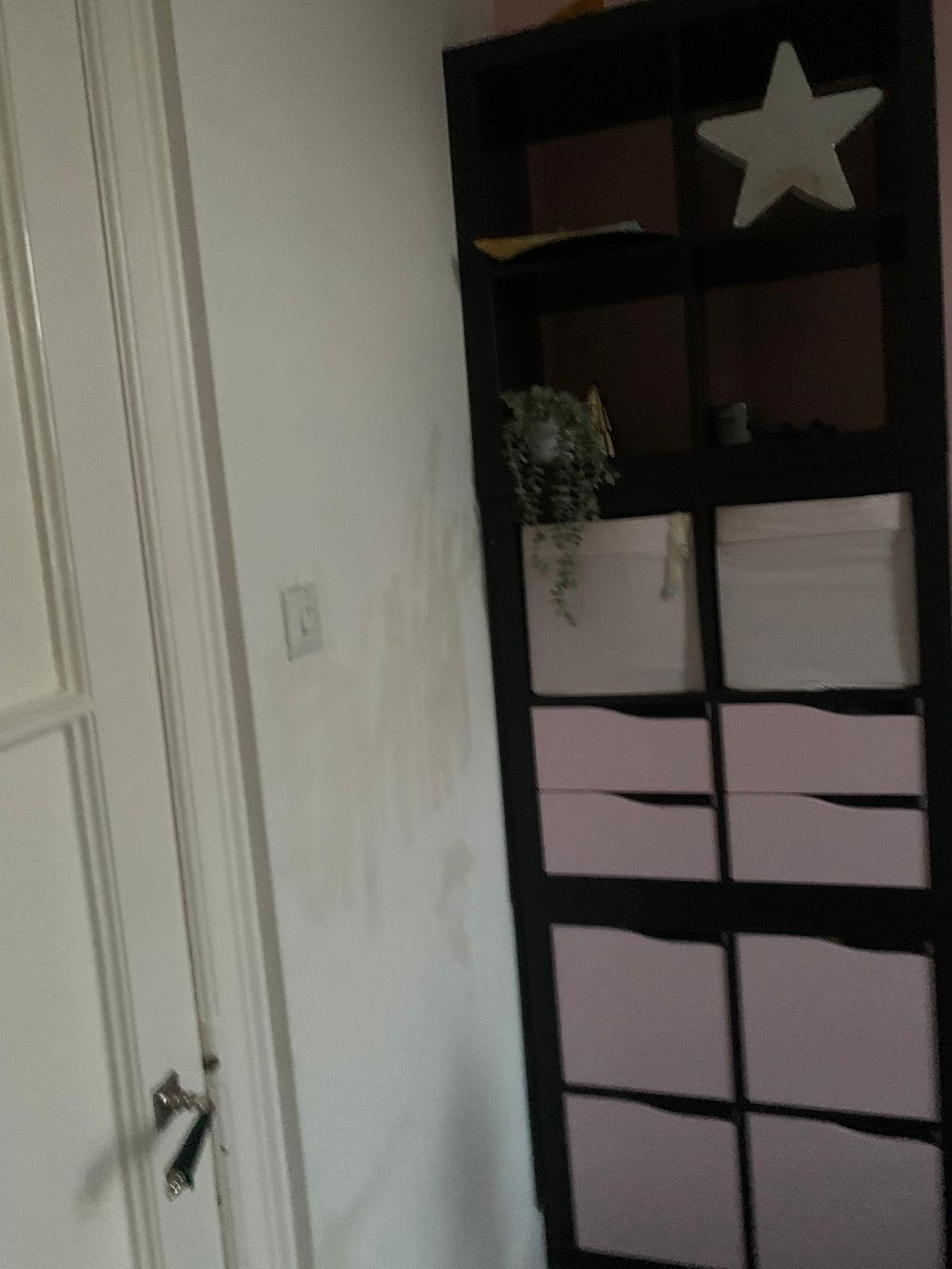 IKEA Kallax kast met roze lades, deurtjes en manden, Ophalen of Verzenden, Gebruikt