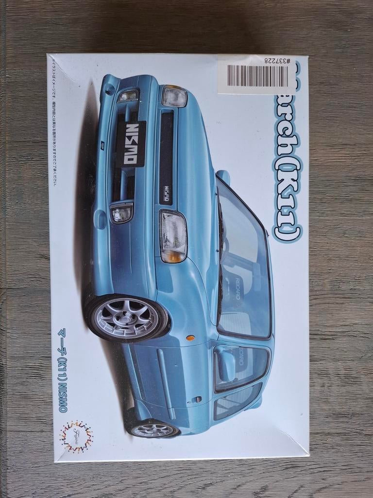 Nissan Micra K11 Nismo bouwset zeldzaam! Japans JDM, Ophalen of Verzenden, Groter dan 1:32, Auto, Overige merken