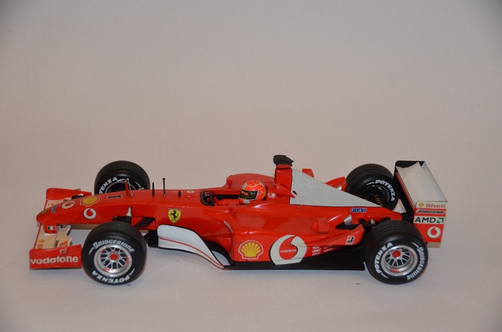 ferrari F1 2002 1/18 zonder doos hotwheels MSC, Hobby en Vrije tijd, Modelauto's | 1:18, Ophalen of Verzenden, Gebruikt, Auto