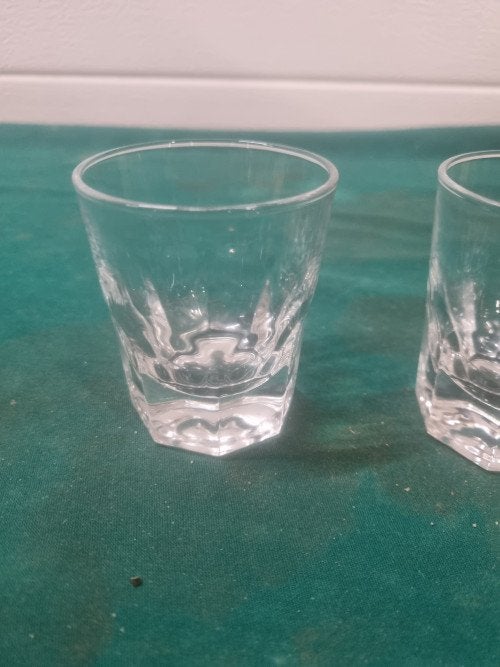 shot glazen kristal vintage drie stuks, Verzamelen, Glas en Borrelglaasjes, Ophalen of Verzenden, 'T Olde Gre-j, Info@toldegrej.nl