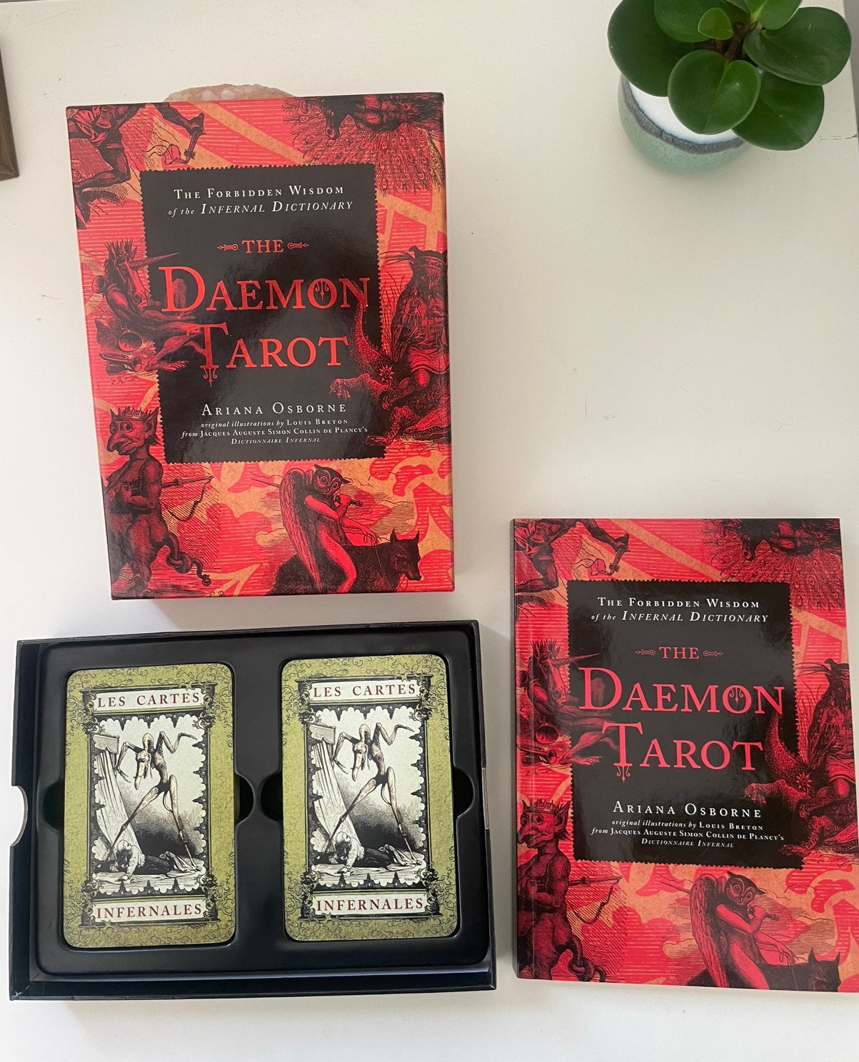 The Daemon Tarot - tarot oracle cards deck, Boeken, Ophalen of Verzenden, Zo goed als nieuw, Tarot of Kaarten leggen, Overige typen