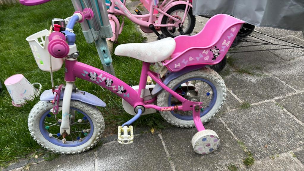 Mini mouse fiets, Ophalen, Gebruikt, Minder dan 16 inch