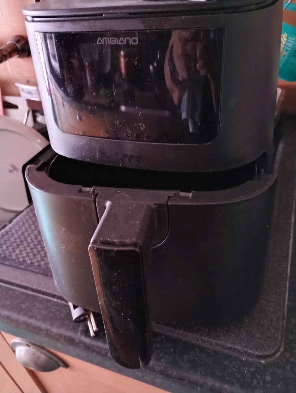 Z.G.A.N.  AIRFRYER in zeer goede staat + boekje, Witgoed en Apparatuur, Airfryers, Ophalen of Verzenden, Zo goed als nieuw, Airfryer