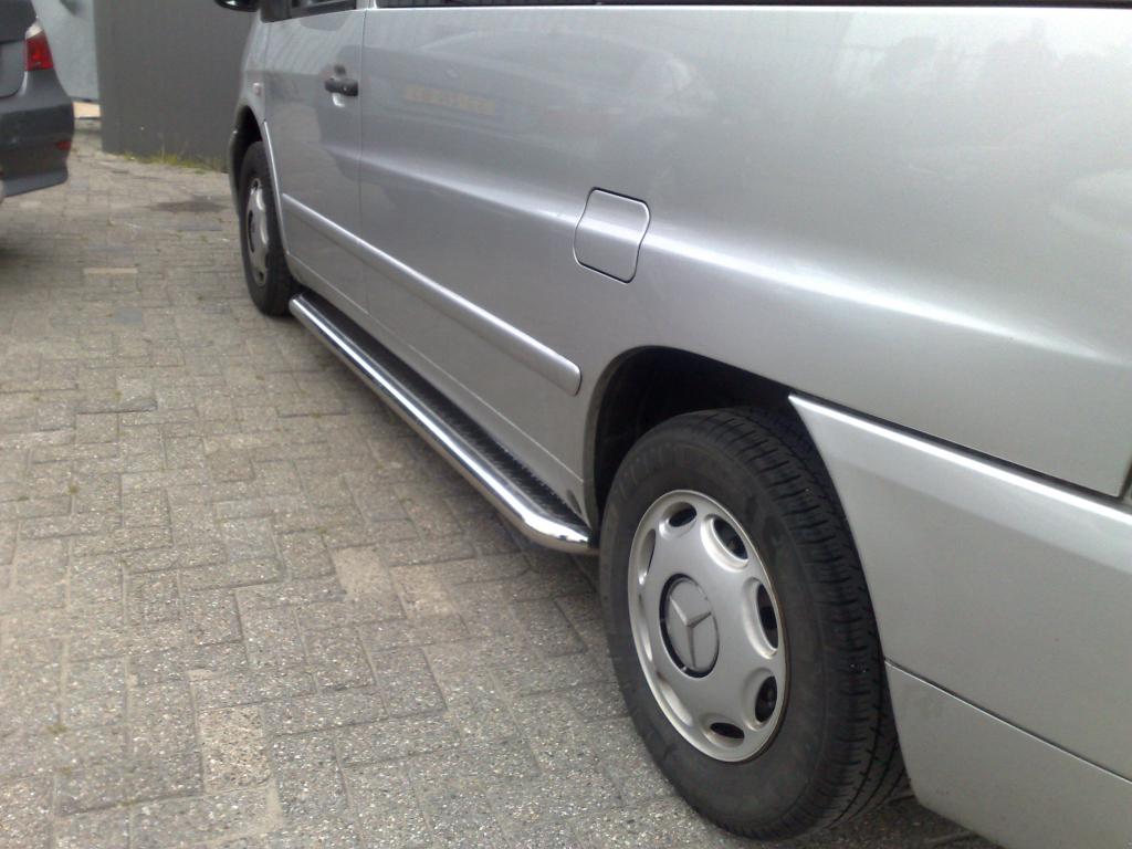 #AANBIEDING Sidebars met Alum.plaat Mercedes V230 W638, Niet ingevuld, Niet ingevuld, Niet ingevuld