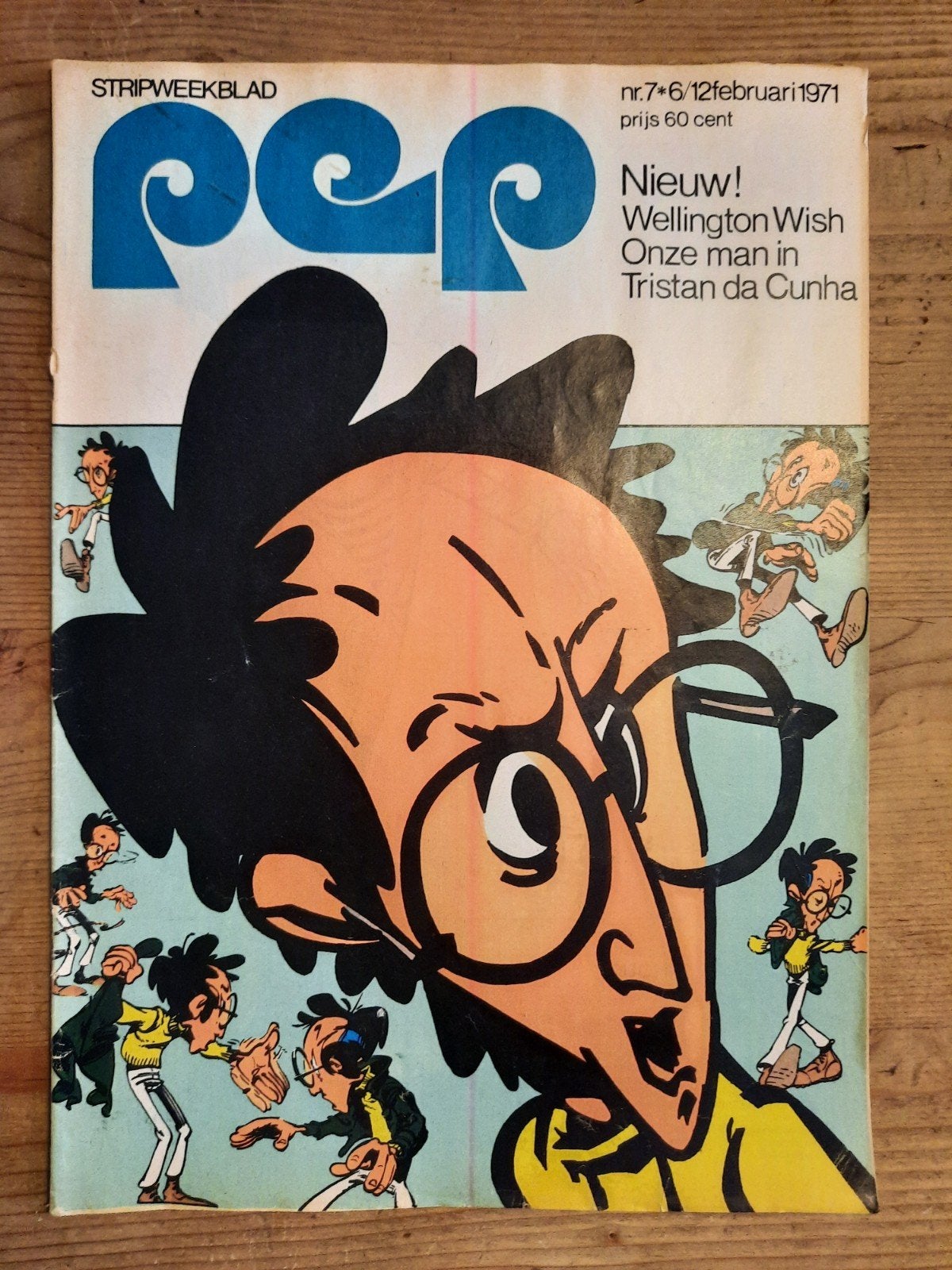 Stripweekblad Pep nr. 7 - 1971, Eén stripboek, Ophalen of Verzenden, Gelezen