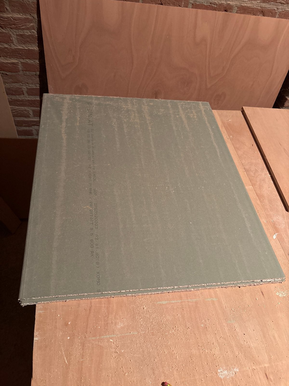 Gipsplaat, Doe-het-zelf en Verbouw, Ophalen of Verzenden, Gebruikt, Overige materialen, Minder dan 20 mm