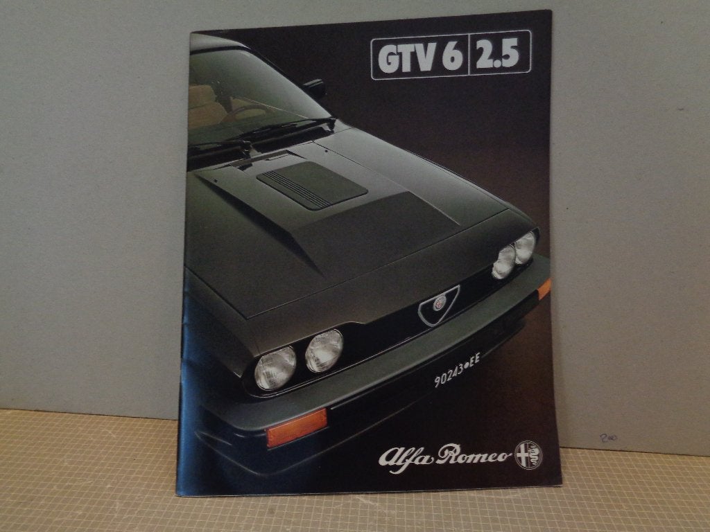 alfa gtv 6 folder, Ophalen of Verzenden, Zo goed als nieuw, Alfa Romeo