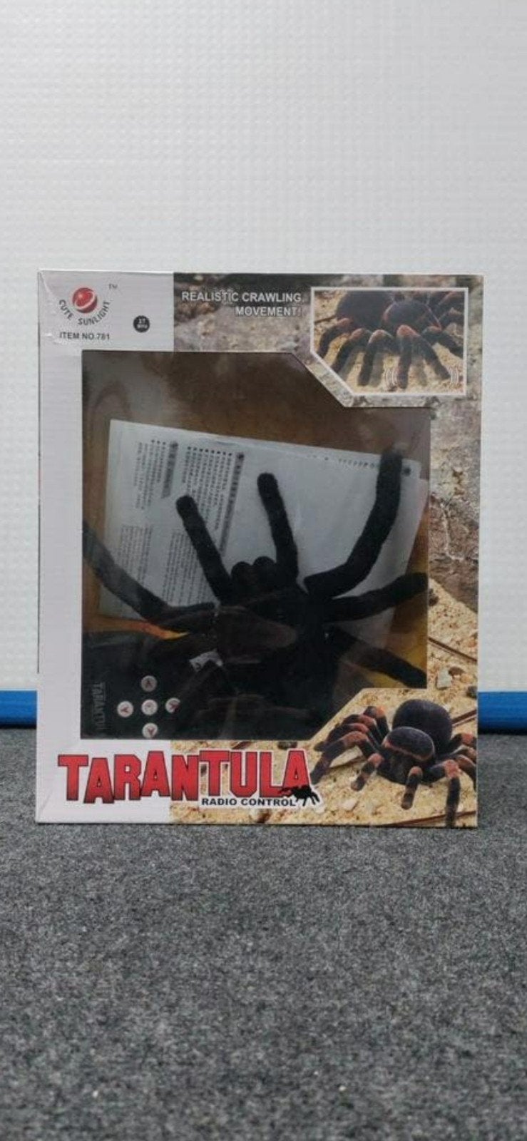 RC Tarantula – Realistische op afstand bestuurbare spin, Ophalen of Verzenden, Gebruikt