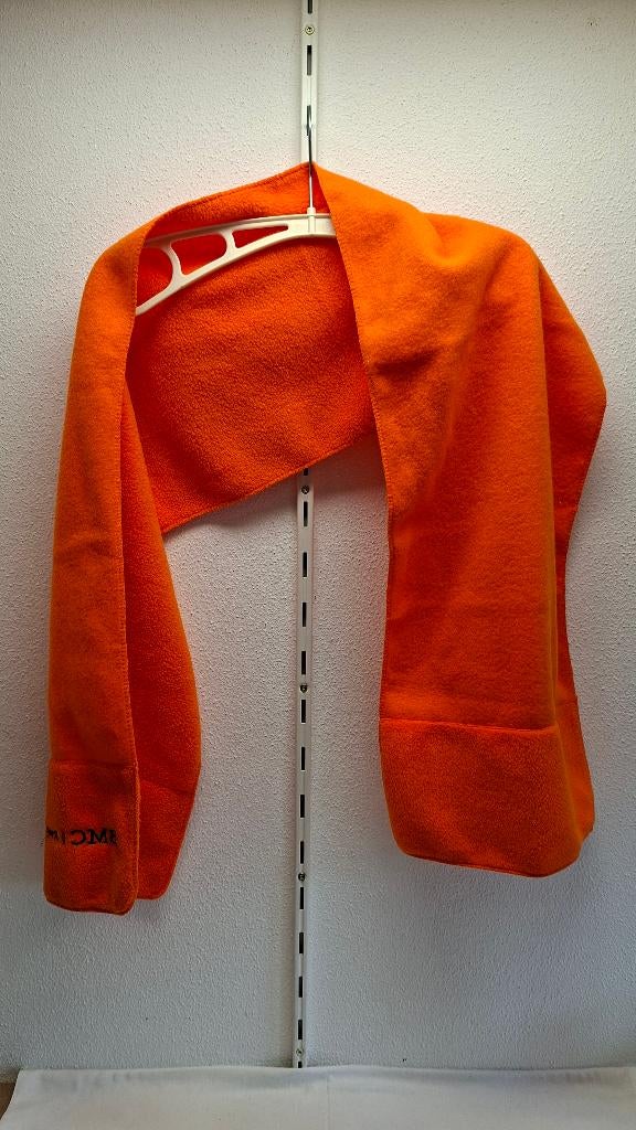 Oranje fleece sjaal, Koningsdag, Maat 46/48 (XL) of groter, Nieuw, Ophalen of Verzenden, Sjaal