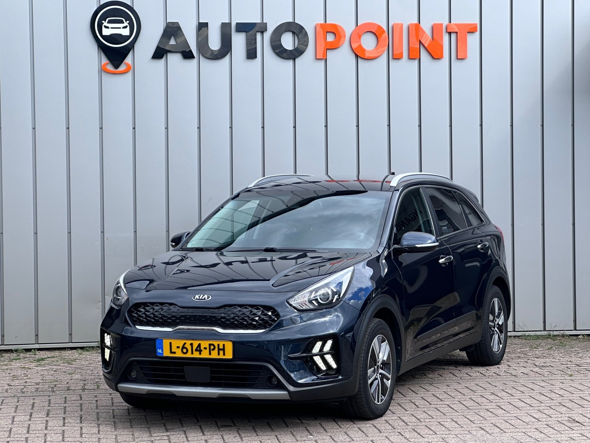 Kia Niro 1.6 GDi Hybrid DynamicLine DEALER OND 1 EIGENAAR, Auto's, Dealer onderhouden, Gebruikt, Blauw, 1390 kg