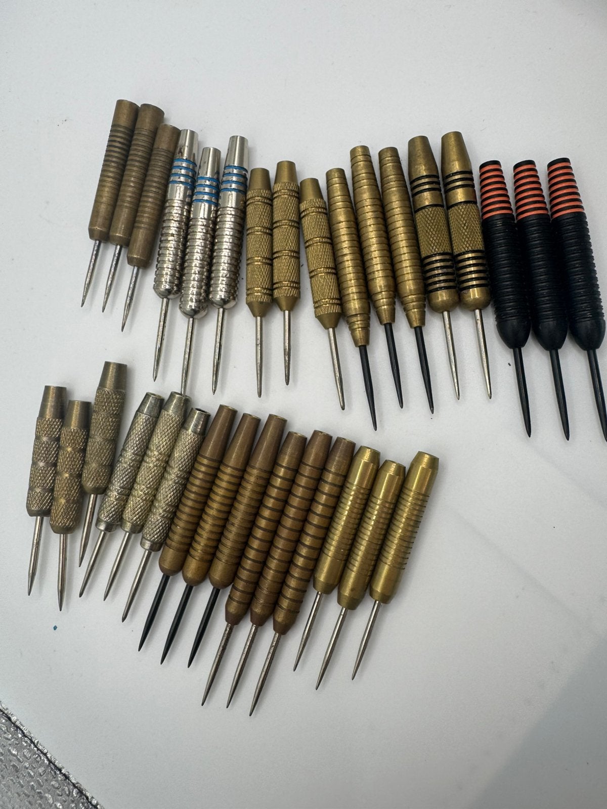 10 Setjes brass darts, Ophalen of Verzenden, Zo goed als nieuw, Nvt, Pijlen
