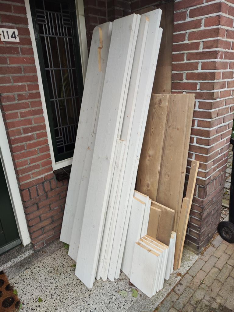 Partij steigerhout, Ophalen
