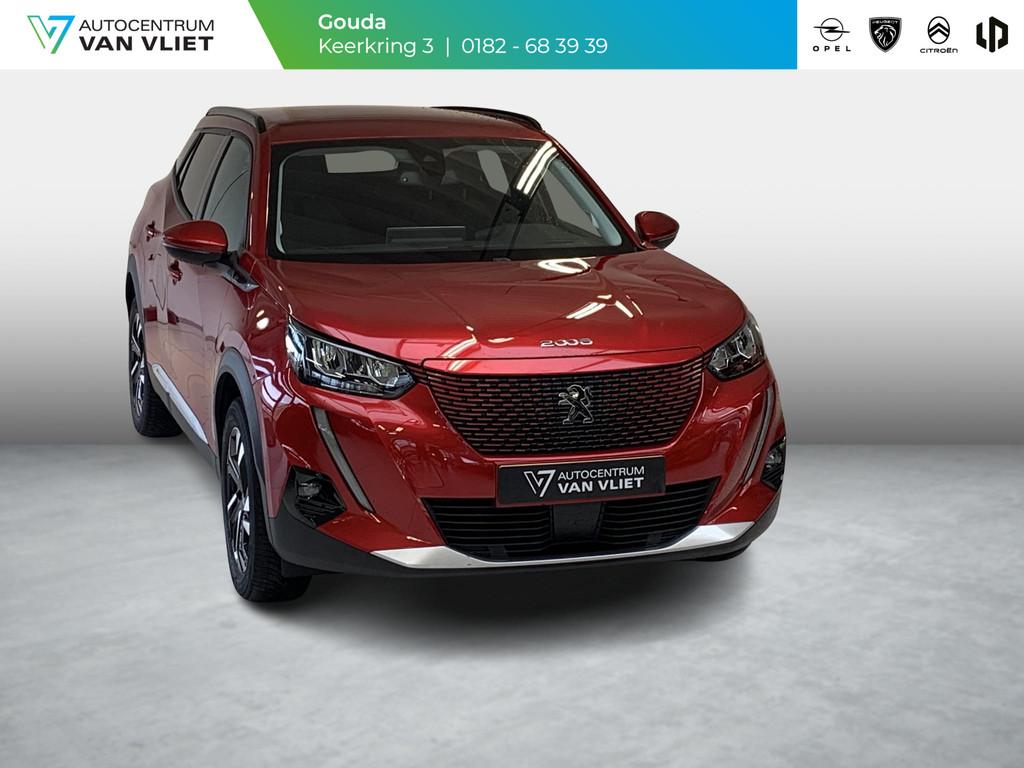 Peugeot e-2008 EV Allure Pack 50 kWh Navigatie, lichtmetalen, Auto's, 136 pk, Gebruikt, Leder en Stof, Origineel Nederlands