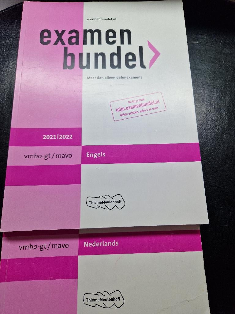Examenbundels VMBO - GT Mavo '21-'22 2stuks, Boeken, Schoolboeken, VMBO, Overige vakken, ThiemeMeulenhoff, Ophalen of Verzenden
