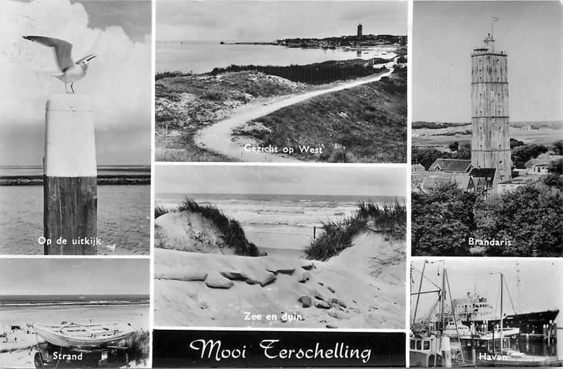 377-423-015 Terschelling Multiview, Verzamelen, Verzenden, Voor 1920, Friesland