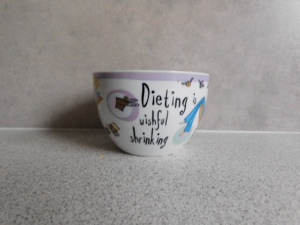 Tea Cup Dieting is...Born to Shop Johnson Brothers, Overige typen, Ophalen of Verzenden, Zo goed als nieuw, Overige stijlen
