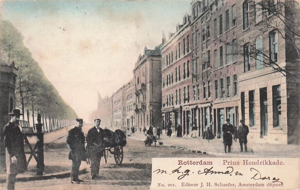 702-239-015 Rotterdam Prins Hendrikkade, Verzenden, Voor 1920, Zuid-Holland